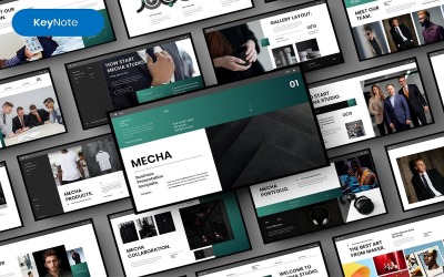 Mecha - Zakelijke Keynote-sjabloon