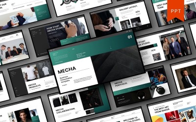 Меха – Шаблон бизнес-презентации PowerPoint