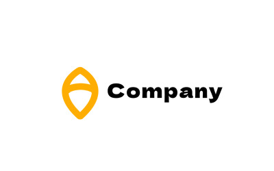 Bokstaven En Lemon Smart Logotyp