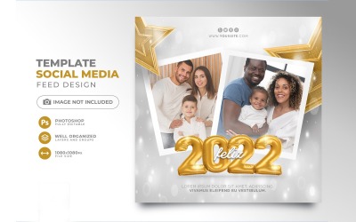 New Years Social Media Post Templates