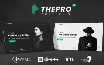 ThePRO - 个人作品集 WordPress 主题