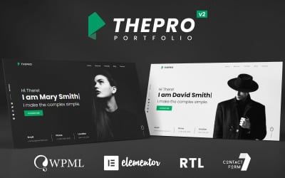 ThePRO - Personal Portfolio WordPress Theme