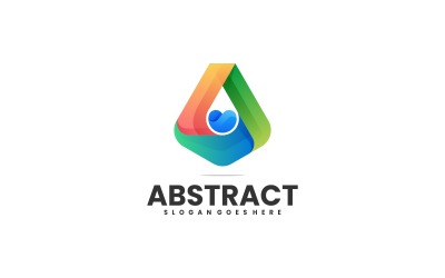Vector abstracte kleurrijke logo-stijl