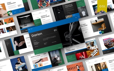 Darien - Zakelijke Google Slide-sjabloon