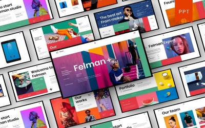 Felman – Modèle d&amp;#39;entreprise PowerPoint