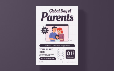Parents Day Flyer Template