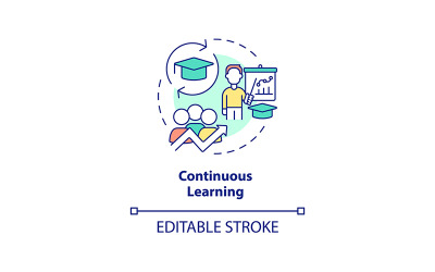 Continuous Learning Concept Icon