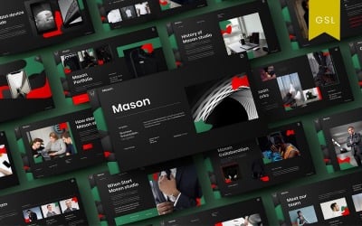 Mason - Modello di diapositiva Google aziendale