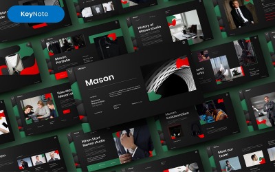 Mason – Zakelijk Keynote-sjabloon