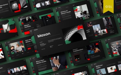 Mason - Zakelijke Google Slide-sjabloon