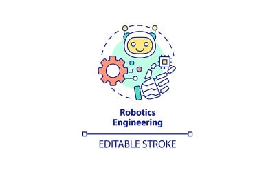 Robotics Engineering Concept Icon