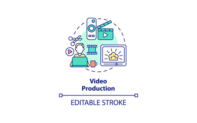 Video Production Concept Icon