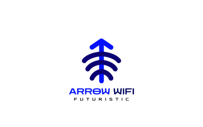 Dynamic Grow Arrow Wifi  Logo
