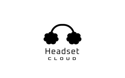 Headset Cloud Device Clever Logo