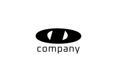 Logotipo único corporativo de tecnología abstracta