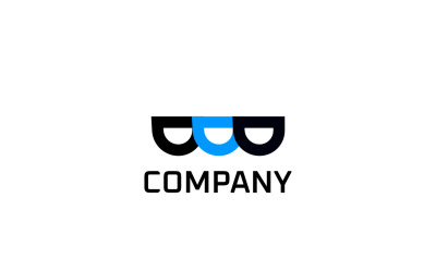 Monogramma lettera MD Logo semplice