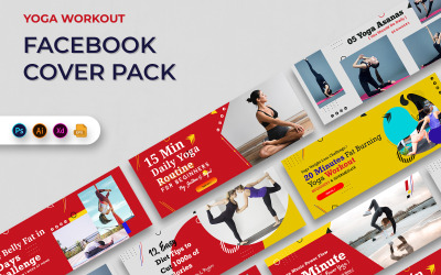 Banner di copertina Facebook di yoga e meditazione