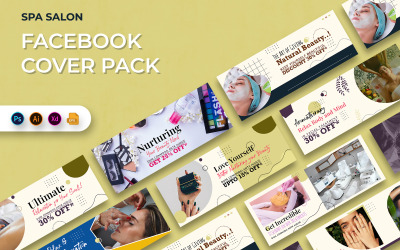 Bannière de couverture Facebook pour spa et salon