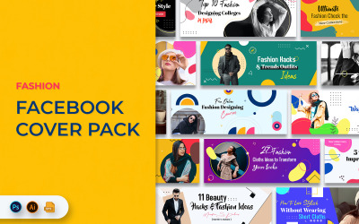 Bannières de couverture Facebook de mode