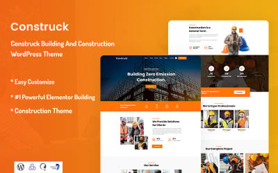 Construck - Tema WordPress per edifici e costruzioni