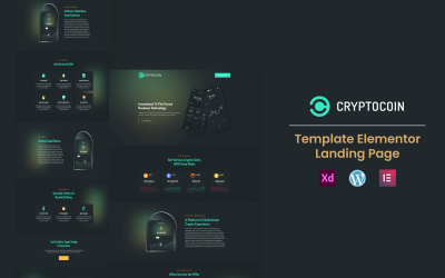 CryptoCoin - Šablona prvku Crypto Currency