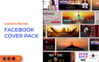 Kyrkans motiverande tal Facebook-omslagsbanners