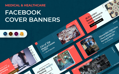 Zdravotní a nemocniční Facebook titulní banner