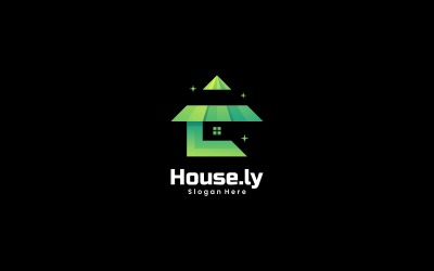 House Color Gradient Logo