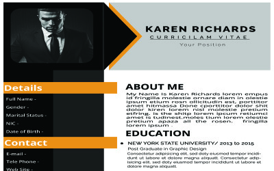 KAREN RICHARDS - CV CV-sjabloon