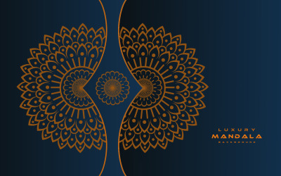 Luxury Mandala Background In Three Edition