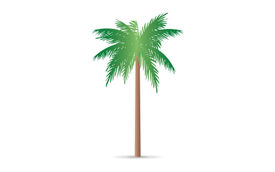 Vector de ilustración de palmera