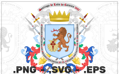Caracas Coat Of Arms Vector Design