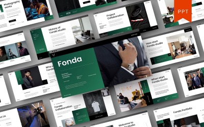 Fonda - Sjablonen PowerPoint presentatie