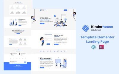 Kinderhouse - Шаблон Elementor для дитячої школи