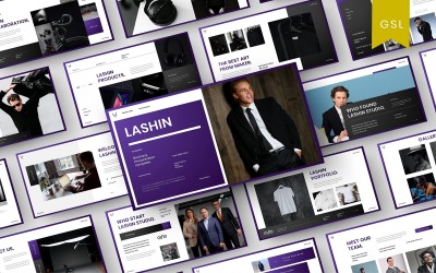 Lashin - 商务谷歌幻灯片模板