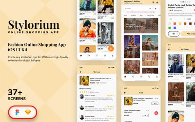 Mode Retail Online Shop Mobile App UI Kit