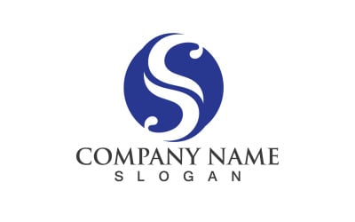 S Business Initial Company Logo Vector V11