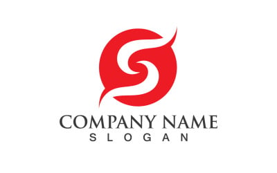 S Business Initial Company Logo Vector V13