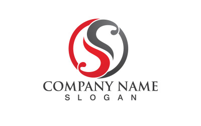 S Business Initial Company Logo Vector V15