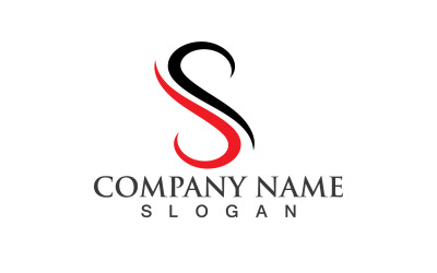 S Business Initial Company Logo Vector V17