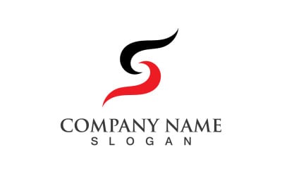 S Business Initial Company Logo Vector V2