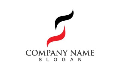 S Business Initial Company Logo Vector V8