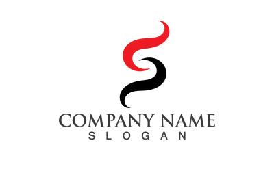 S Business Initial Company Logo Vector V9