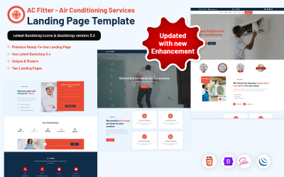 AC Fitter - 空调服务登陆页面模板