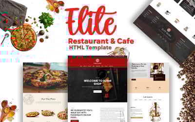 Elite - Restaurant and Cafe HTML Template