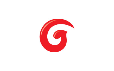 G Carta Logo Vector Símbolo V1