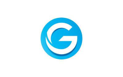 G Harfi Logo Vektör Sembolü V4