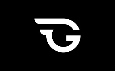 G letra logotipo Vector símbolo V7