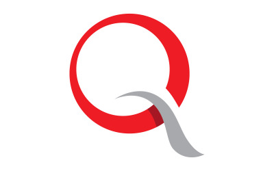 Litera Q Logo Symbol wektor V2