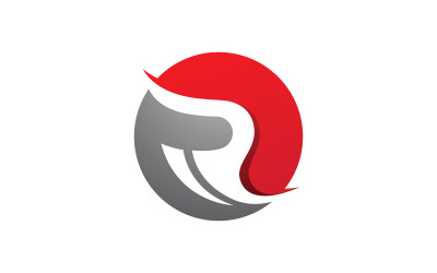 R letra logotipo Vector símbolo V2